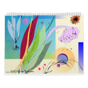 Schöne abstrakte Natur Kalender