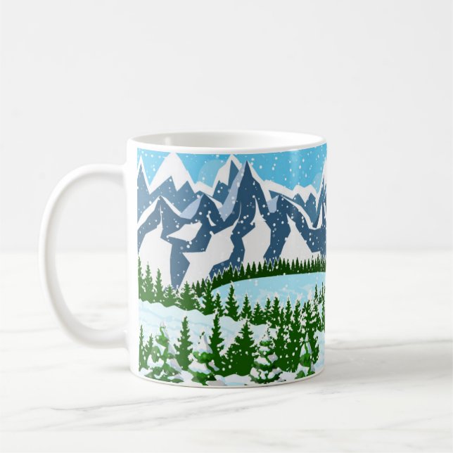 Schöne Abstrakte Textur und Hintergründe Kaffeetasse (Links)