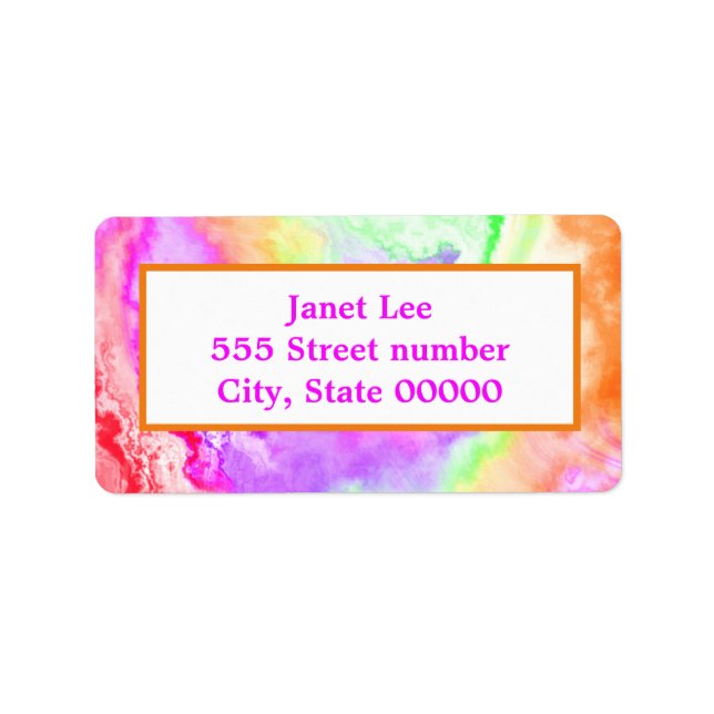 Schöne Adressetiketten (Vorne)