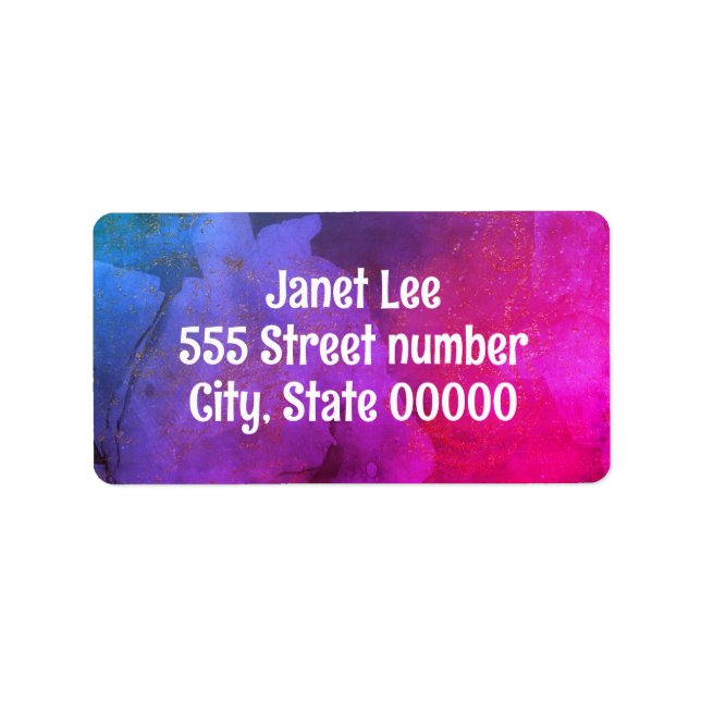 Schöne Adressetiketten (Vorne)