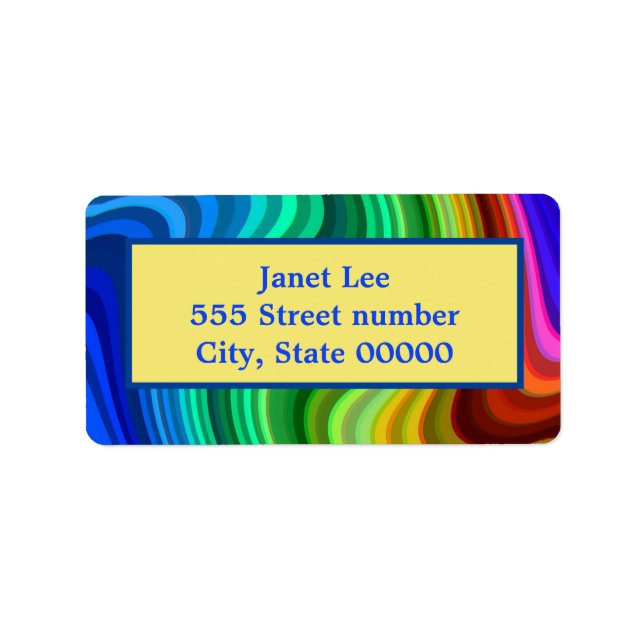 Schöne Adressetiketten (Vorne)