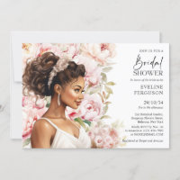 Schöne Afrikanische Amerikanische Bride