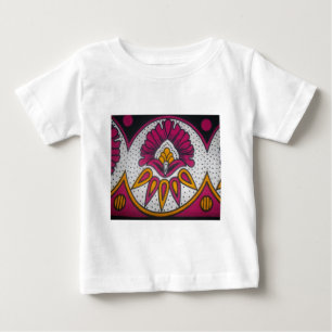 Schöne afrikanische Stoffe Motif Kunst, Dichtung u Baby T-shirt