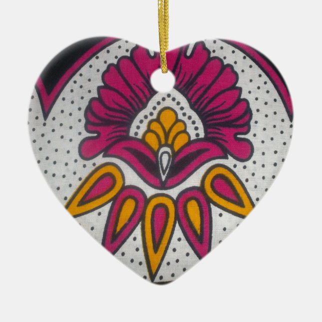 Schöne afrikanische Stoffe Motif Kunst, Dichtung u Keramik Ornament (Vorne)