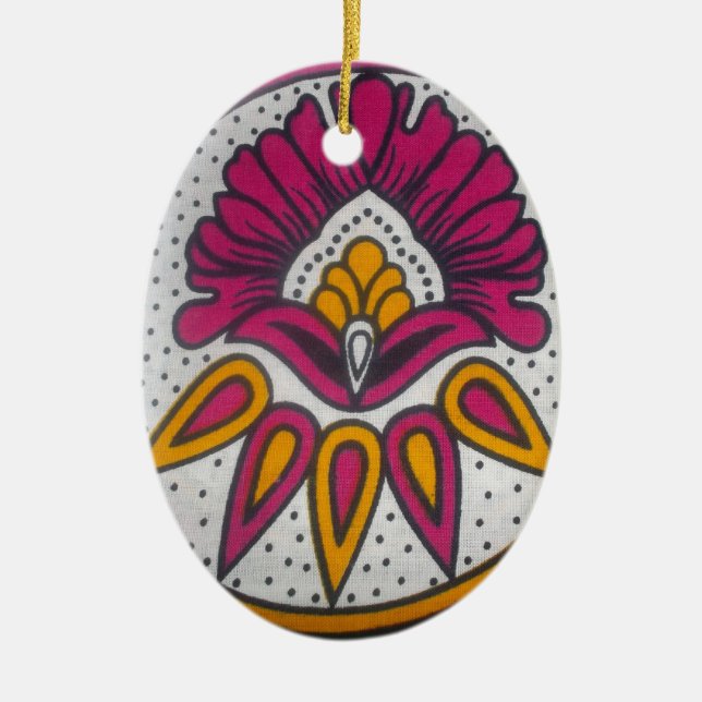 Schöne afrikanische Stoffe Motif Kunst, Dichtung u Keramik Ornament (Vorne)