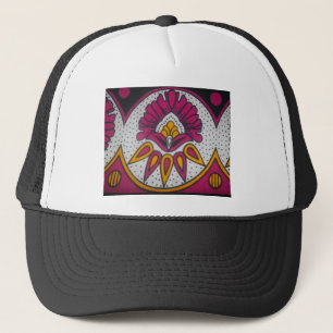 Schöne afrikanische Stoffe Motif Kunst, Dichtung u Truckerkappe