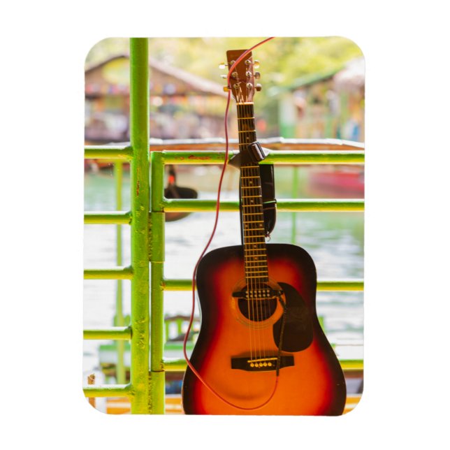 Schöne akustische Gitarre Magnet (Vertikal)
