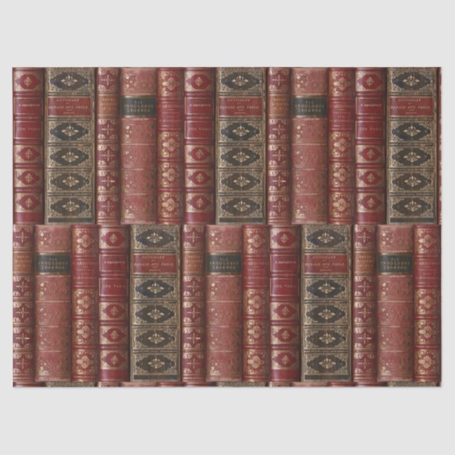 Schöne alte Buchstäbchen (Wörterbuch 2) Seidenpapier (Vorderseite)