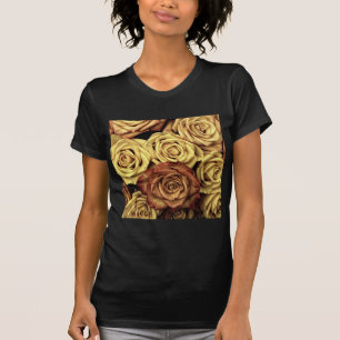 Schöne alte Rose T-Shirt