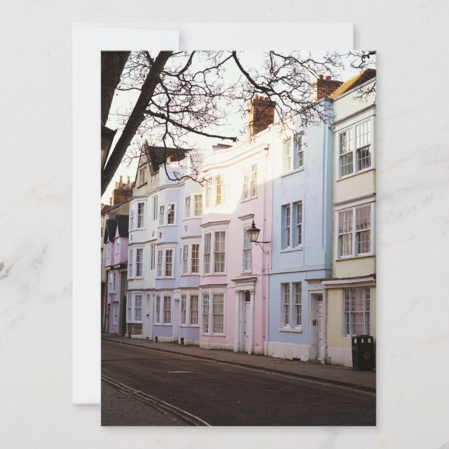 Schöne alte Stadthäuser (Vorderseite)