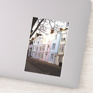 Schöne alte Stadthäuser Aufkleber