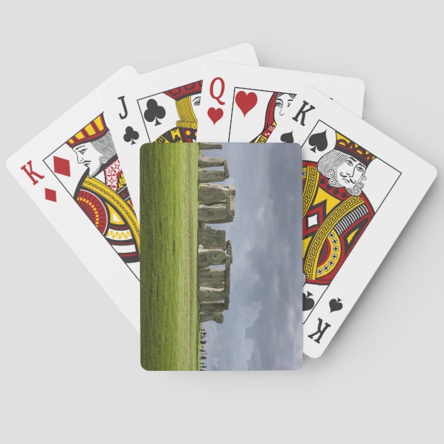 Schöne alte Stonehenge Spielkarten (Rückseite)