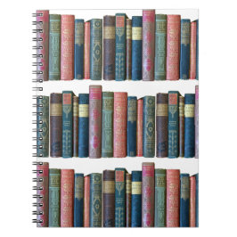 Schöne alte Vintage Bücher, Buchstäbchen Notizblock