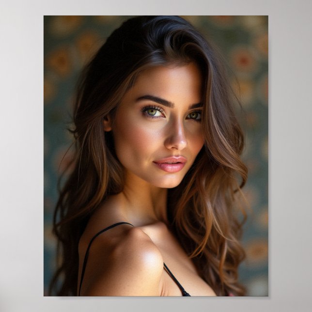 Schöne amerikanische Frauen Poster (Vorne)