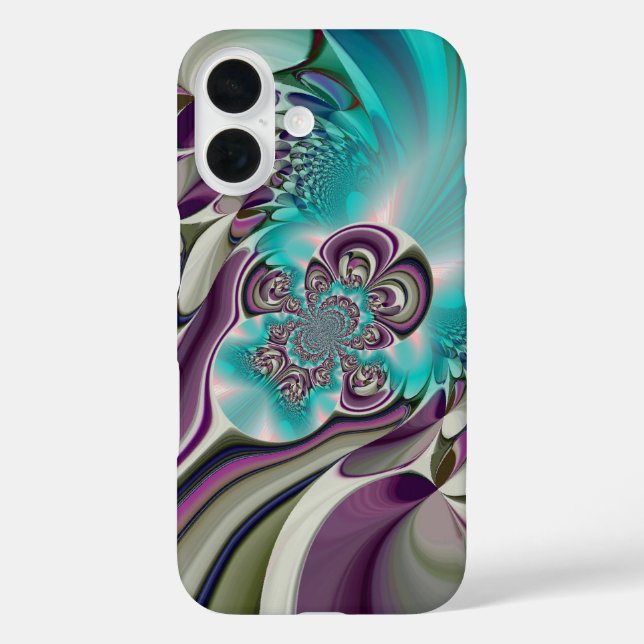 Schöne Angelic Lila und Cyan Abstrakt Print title_seo2 (Rückseite)
