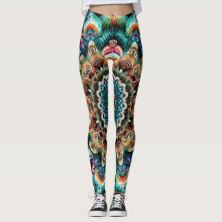 Schöne Angepasste Psychedelic Circles Leggings