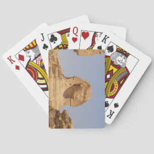 Schöne Ansicht der antiken Großen Sphinx in Ägypte Spielkarten