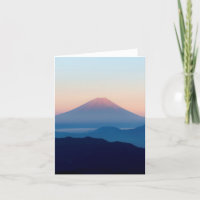 Schöne Ansicht der Fujisan, Japan, Sonnenaufgang
