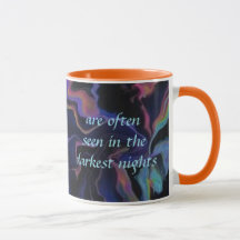 Schöne Anzeigen Dunkelste Nächte Aurora Tasse
