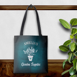 Schöne Aqua- & Blumen-Personalisierte-Tasche Tasche