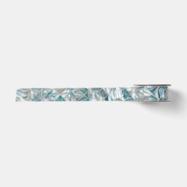 Schöne aquamarine Perle inspiriert Satinband