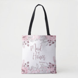 Schöne Aquarell Rosa Trauzeugin Tasche