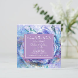 Schöne Aquarell-Rose Save The Date