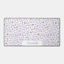 Schöne Aquarell-Wildblumen Weiße große Schreibtisc