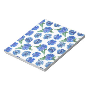 Schöne Aquarellblumen Notizblock