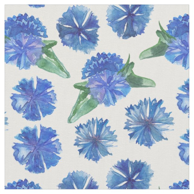 Schöne Aquarellblumen Stoff (Nahaufnahme)