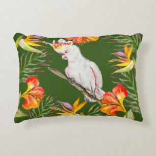 Schöne Aquarellmücke mit Perrot zeichnend Dekokissen