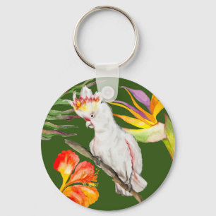 Schöne Aquarellmücke mit Perrot zeichnend Schlüsselanhänger