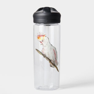 Schöne Aquarellsittich-Papagei Hand zeichnend Trinkflasche