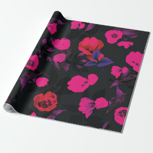 Schöne Aquarelltuppchen Blume nahtlos pattern Geschenkpapier