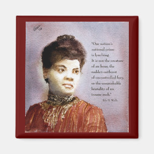 Schöne Aquarellwand Ida B Brunnen auf dem Kühlschr Magnet