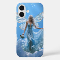 Schöne Aquarius Fairy in den Wolken