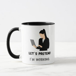 Schöne Arbeitsangebote für weibliche Bürogeschenke Tasse