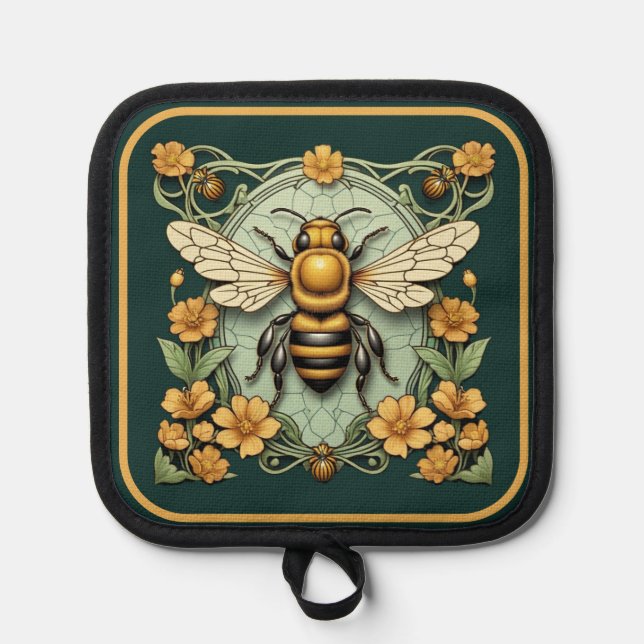 Schöne Art Art Nouveau Art Topflappen (Vorderseite)