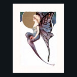 Schöne Art Deco Butterfly Fairy Poster<br><div class="desc">Eine Serie von 6 kleinen,  aber wunderschönen Art-Déco-Illustrationen von schönen Schmetterlingsfeen der Frau. Hinweis: Die Vergrößerung dieses Bildes kann zu einem schlechten Plakat führen.</div>