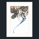 Schöne Art Deco Butterfly Fairy Poster<br><div class="desc">Eine Serie von 6 kleinen, aber wunderschönen Art-Déco-Illustrationen von schönen Schmetterlingsfeen der Frau. Hinweis: Die Vergrößerung dieses Bildes kann zu einem schlechten Plakat führen.</div>
