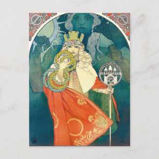 Schöne Art Nouveau Postkarte