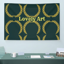 Schöne Art Textname mit gelbem Kronenbild