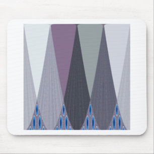 Schöne atemberaubende Chevron-Design-Kunst drucken Mousepad