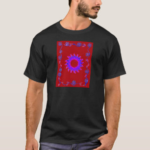 Schöne atemberaubende Indien Motiv Mendi Kunst Des T-Shirt