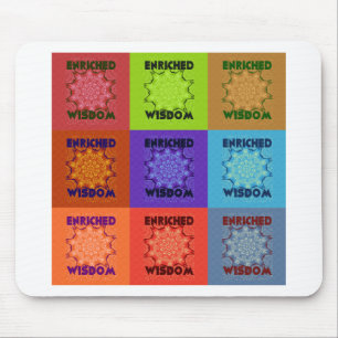 Schöne, atemberaubende, wundervolle Pop-Art-Druck: Mousepad