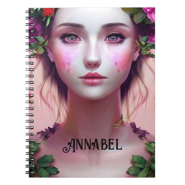 Schöne ätherische Verzauberung Fantasy Art Notizblock (Vorderseite)