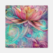 Schöne ätherische Whimsical Lotus Blume