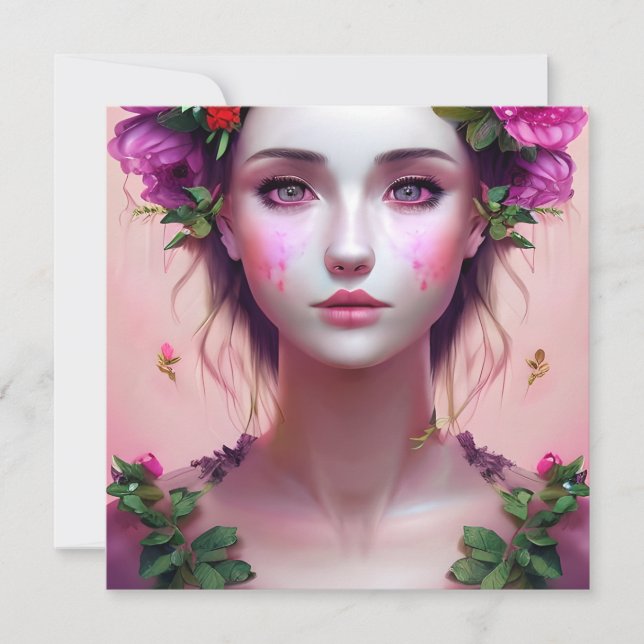 Schöne ätherische Woman Fantasy Art (Vorderseite)