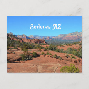 Schöne Ausblicke auf Sedona Postkarte