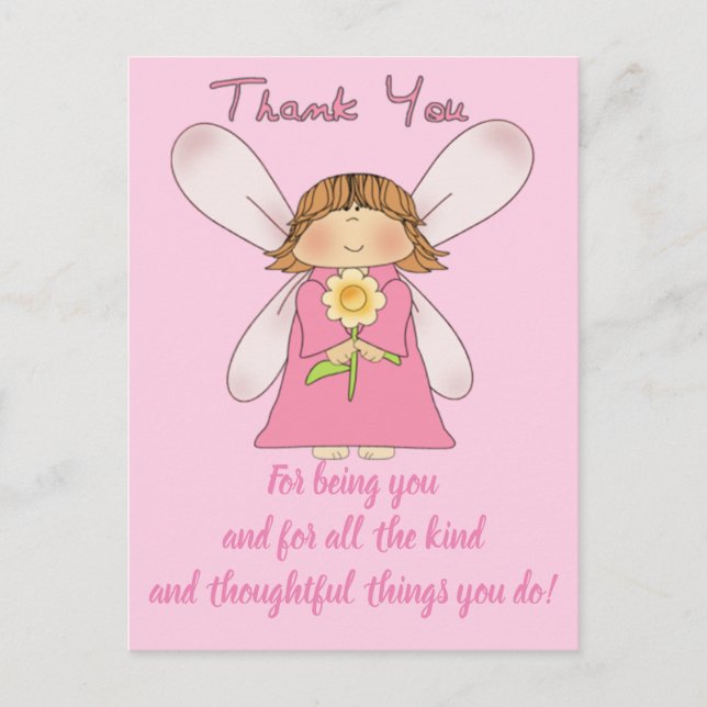 SCHÖNE AUSDRÜCKE - Danke Postcard Postkarte (Vorderseite)